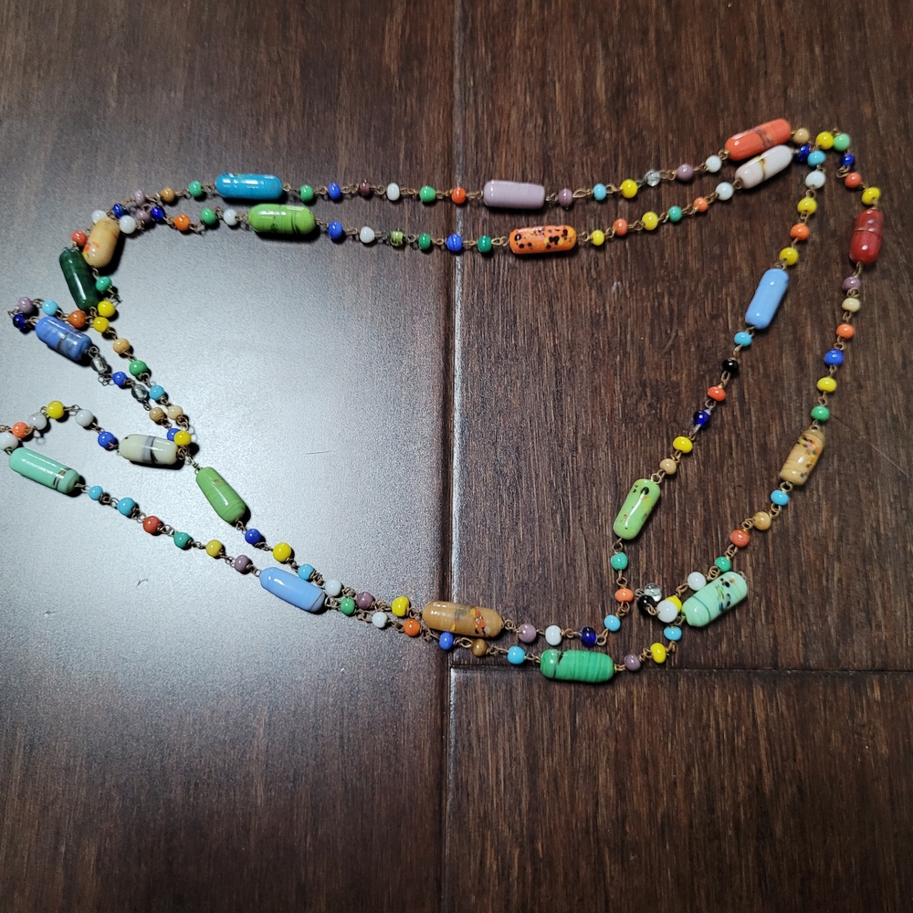 Multicolored Beaded Necklace